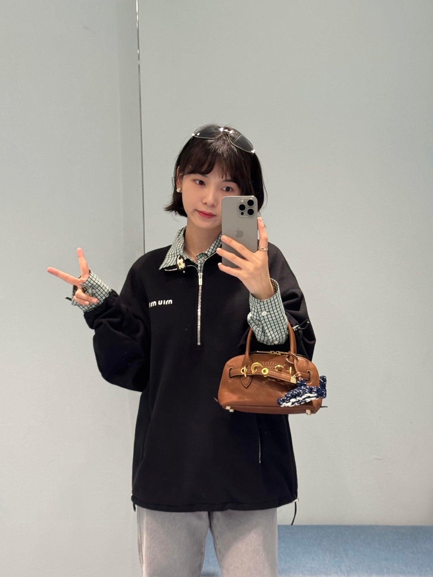 Miu 25fw sweatshirt