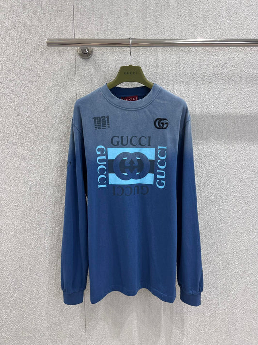 Guc 25fw printed sweatshirt