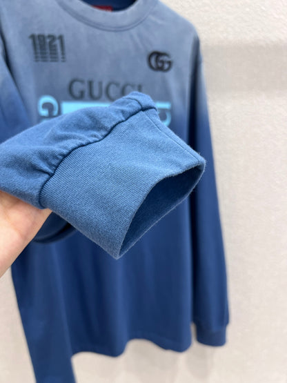 Guc 25fw printed sweatshirt