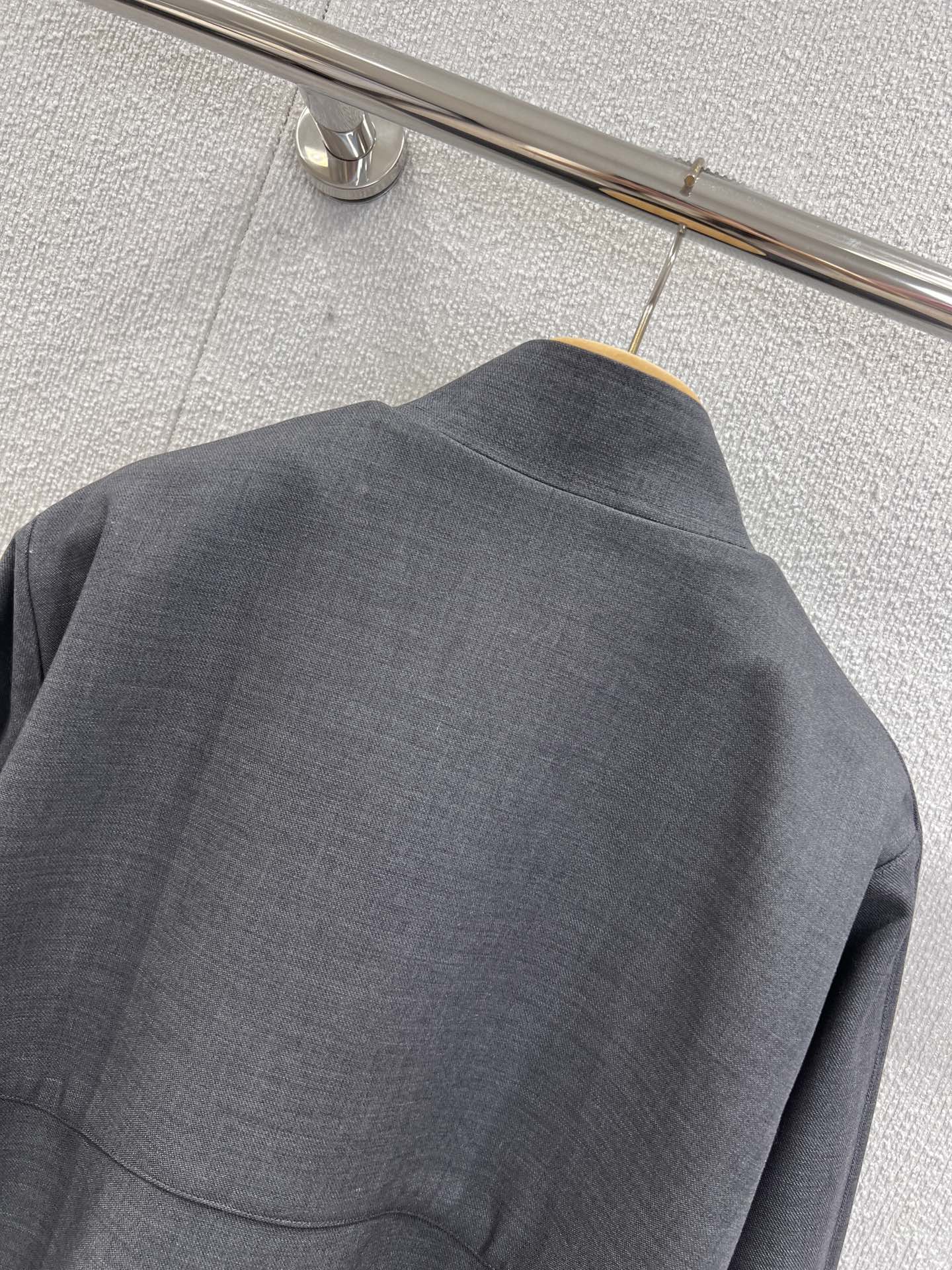 Miu 25fw stand collar jacket