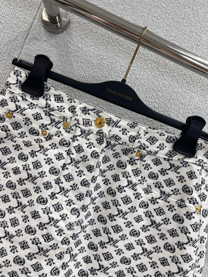 1ou 25ss jacquard skirt