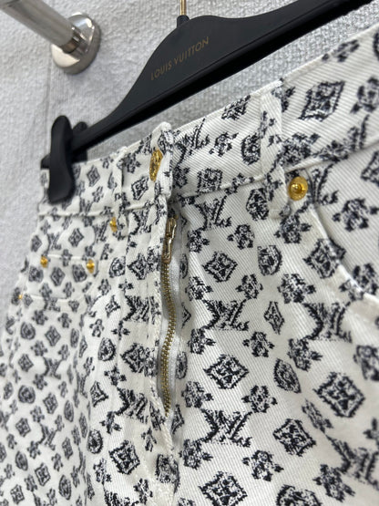 1ou 25ss jacquard skirt