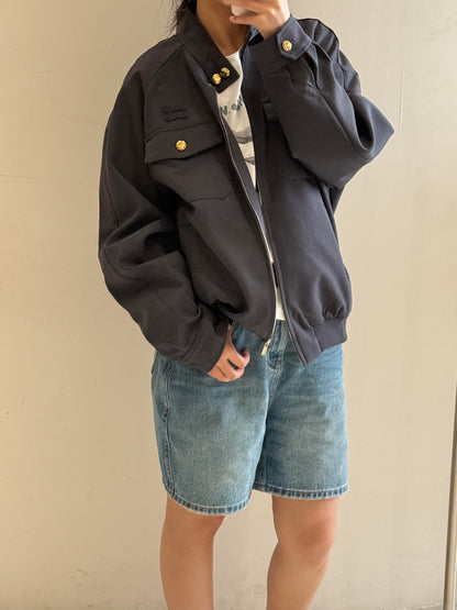 Miu 25fw stand collar jacket