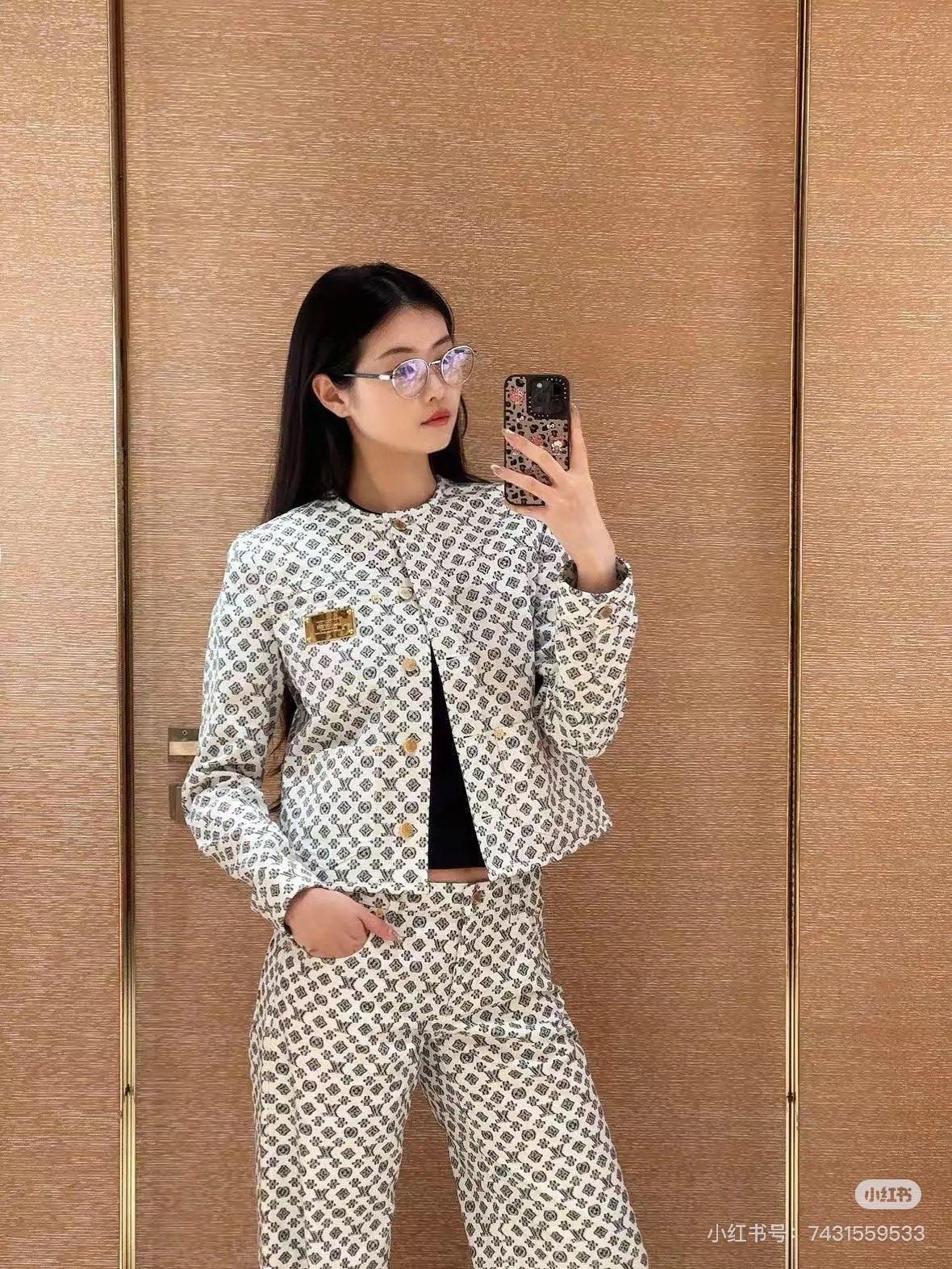 1ou 25fw jacquard jacket