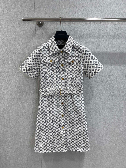 1ou 25fw printed dress