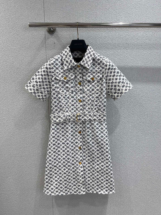 1ou 25fw printed dress