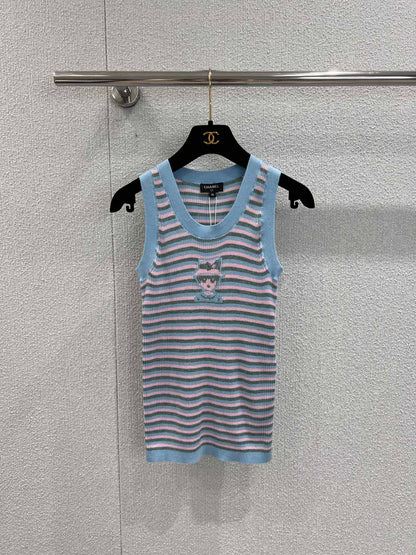 Chan 25ss striped vest