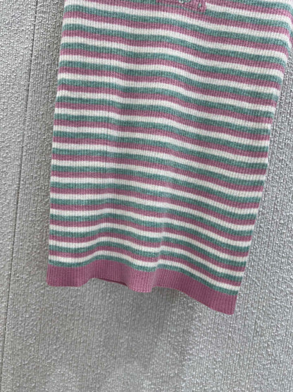 Chan 25ss striped vest