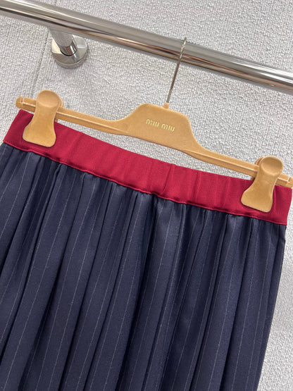 Miu 25fw pleated skirt