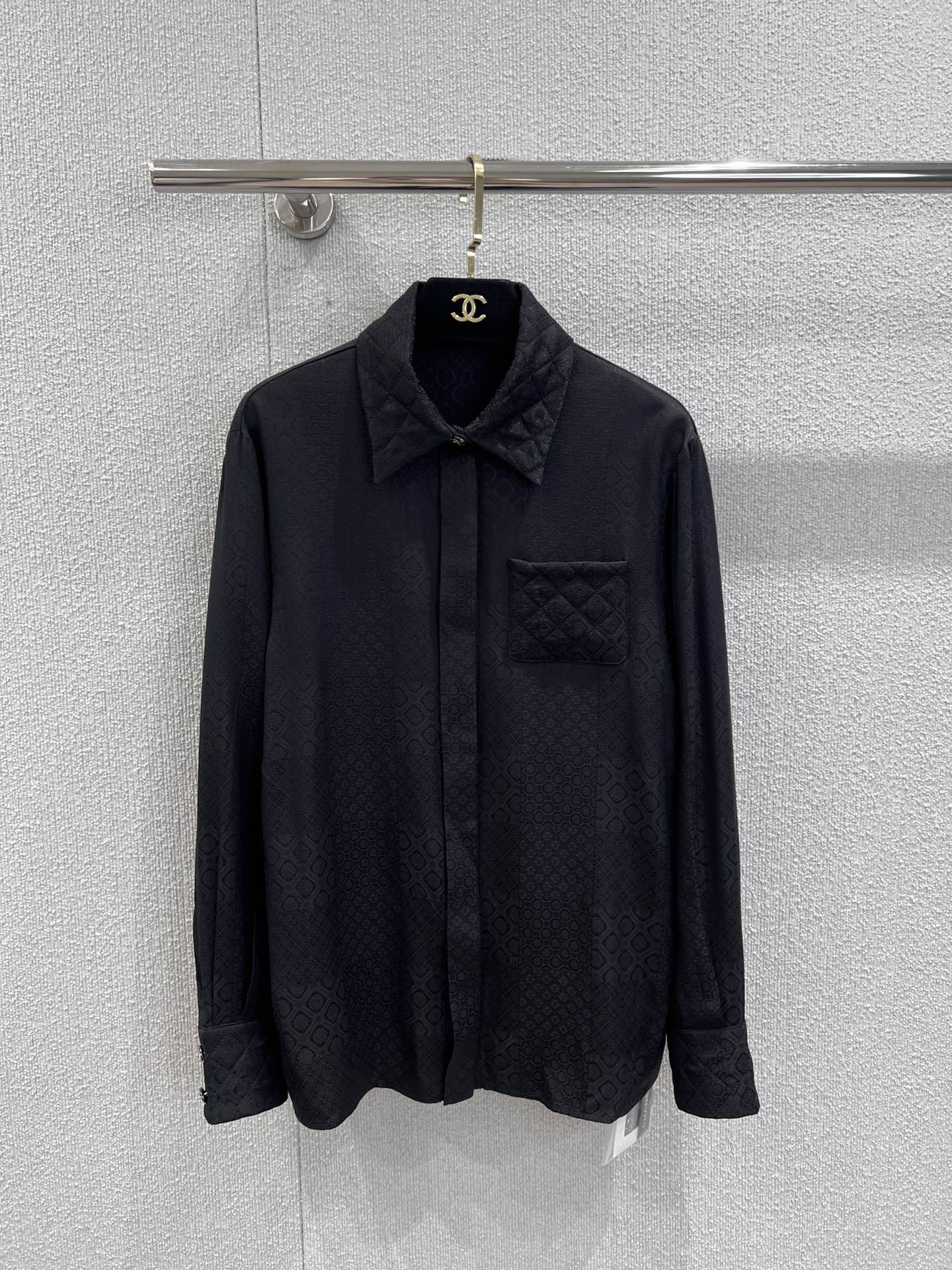 Chan 25fw jacquard shirt