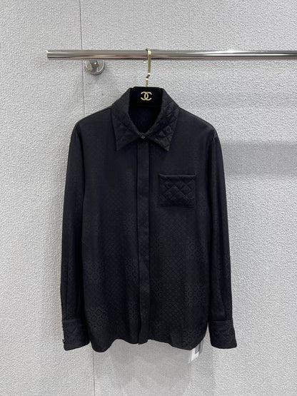 Chan 25fw jacquard shirt