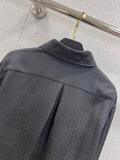 Chan 25fw jacquard shirt