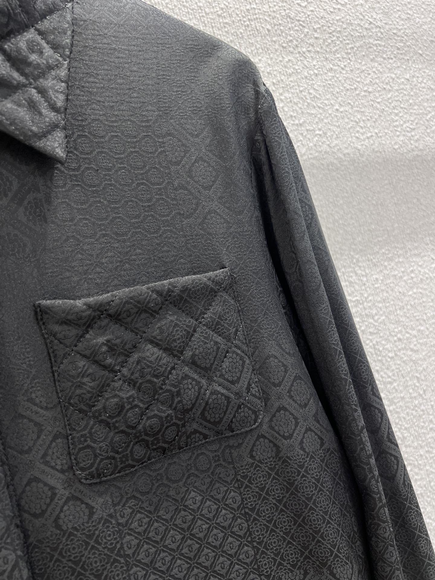 Chan 25fw jacquard shirt