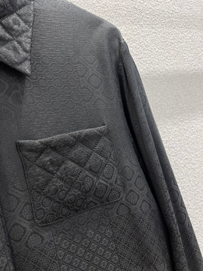 Chan 25fw jacquard shirt