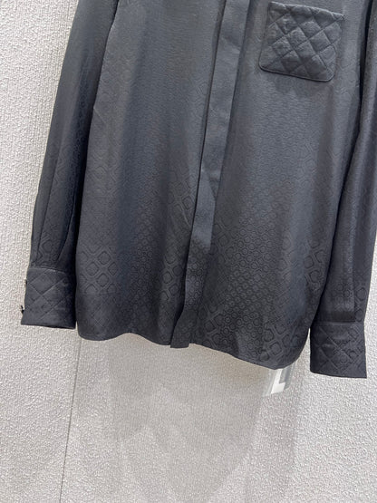 Chan 25fw jacquard shirt