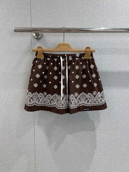 Miu 25ss printed suit
