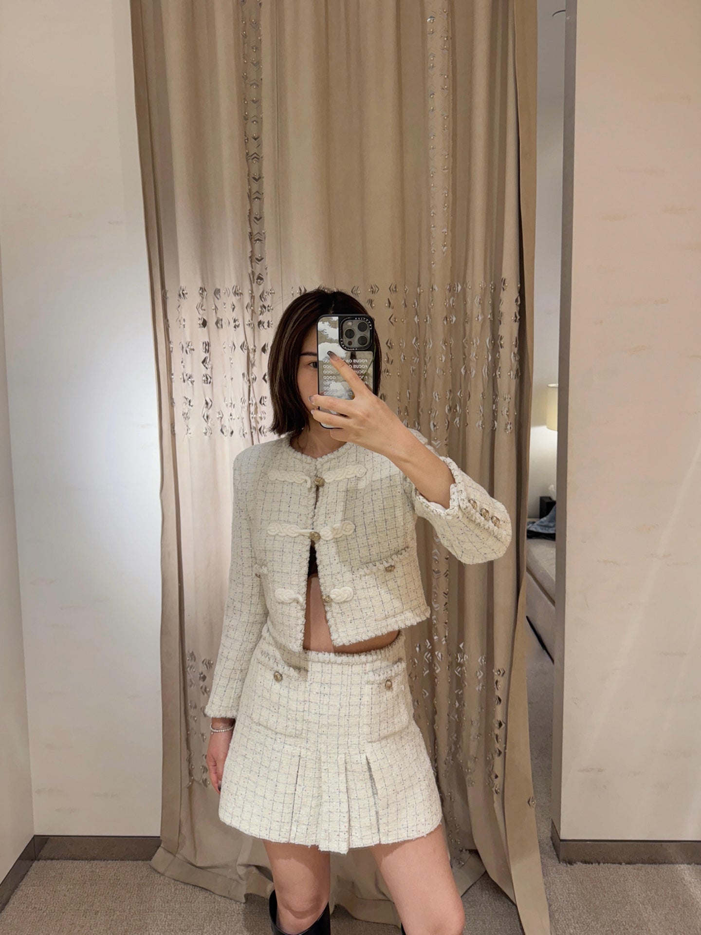 Chan 25fw woven suit