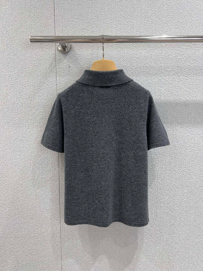 Miu 25ss cashmere polo