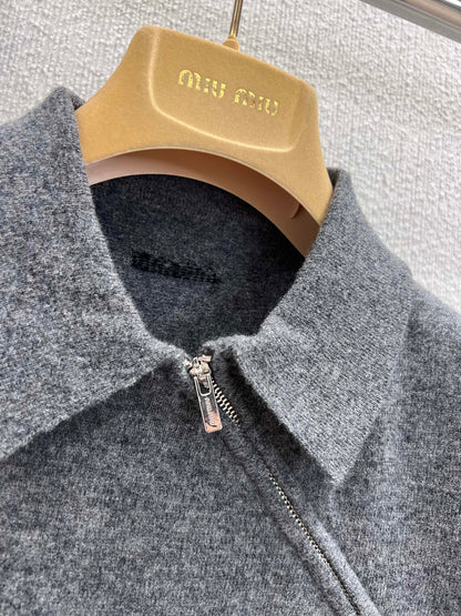Miu 25ss cashmere polo