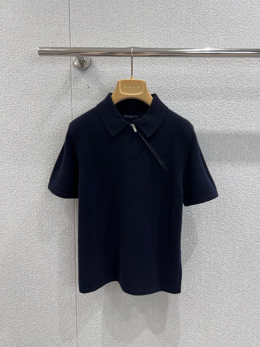 Miu 25ss cashmere polo