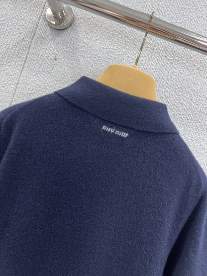 Miu 25ss cashmere polo