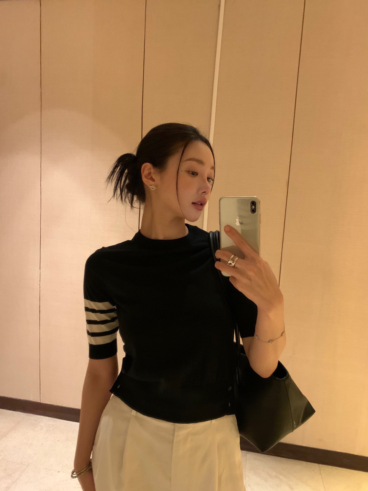 Thom 25fw knitted t-shirt