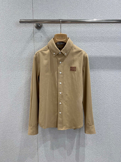 Miu 25fw denim shirt