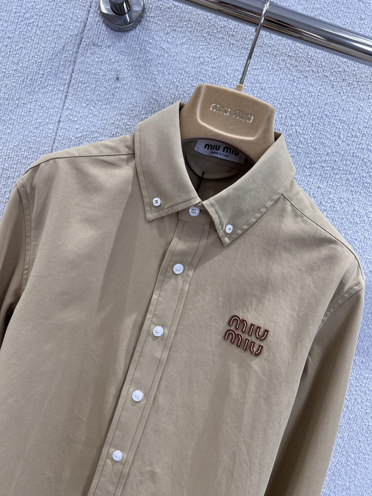 Miu 25fw denim shirt