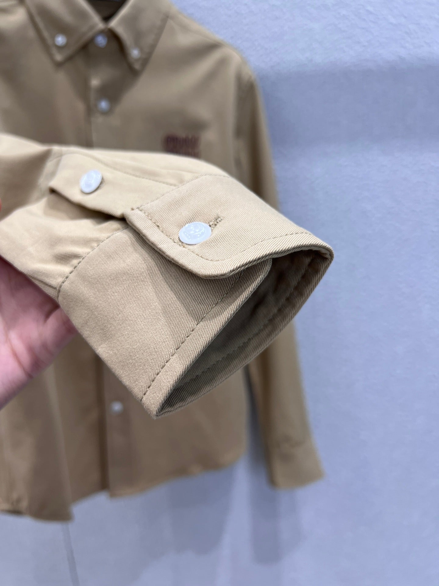Miu 25fw denim shirt