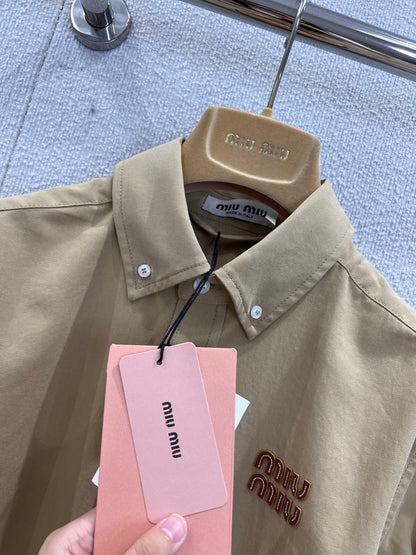 Miu 25fw denim shirt