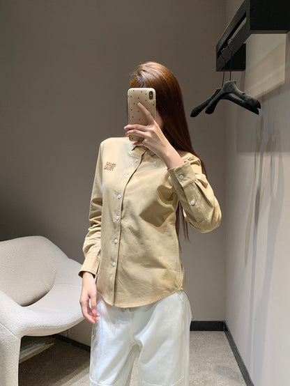 Miu 25fw denim shirt