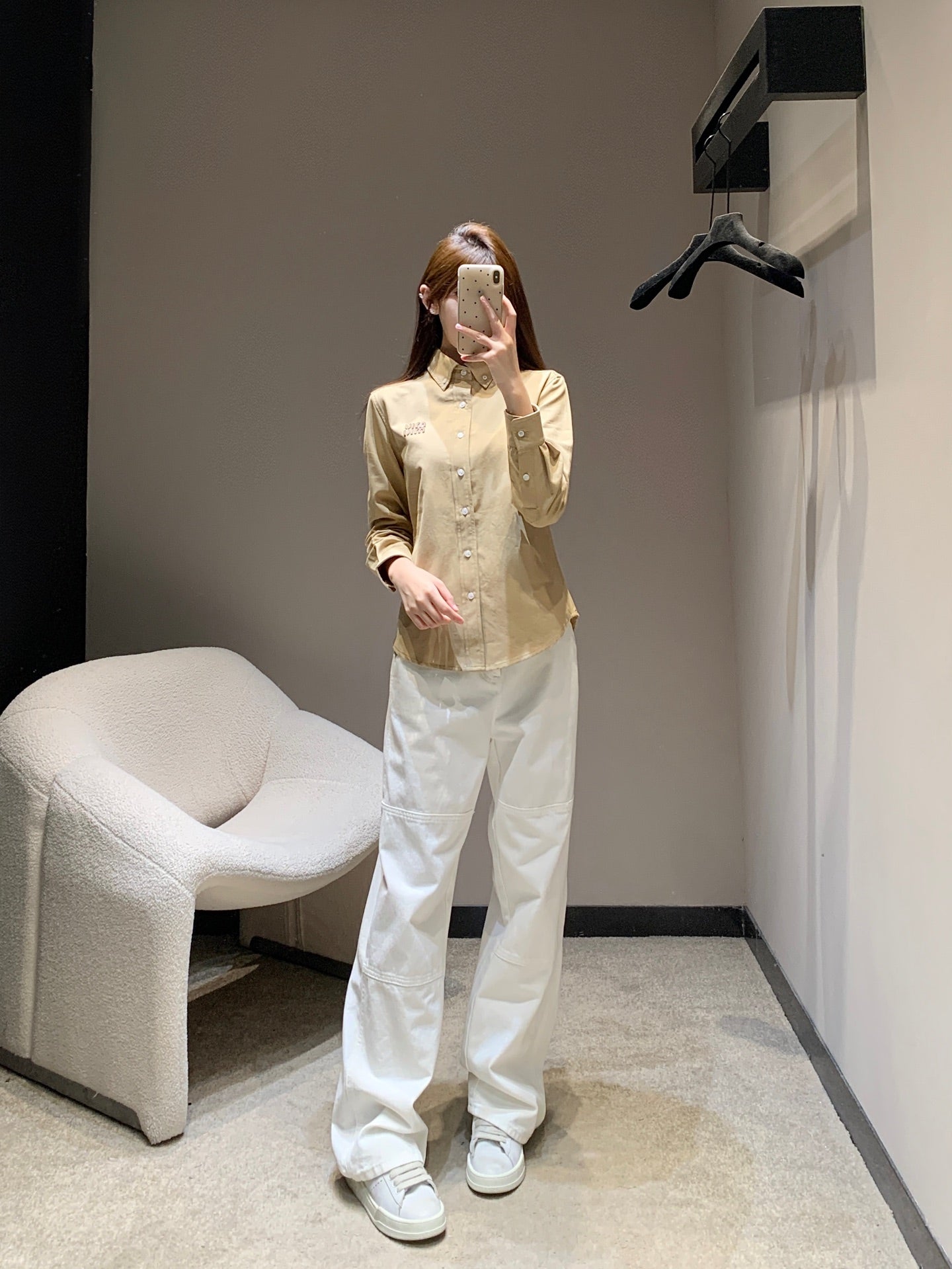 Miu 25fw denim shirt