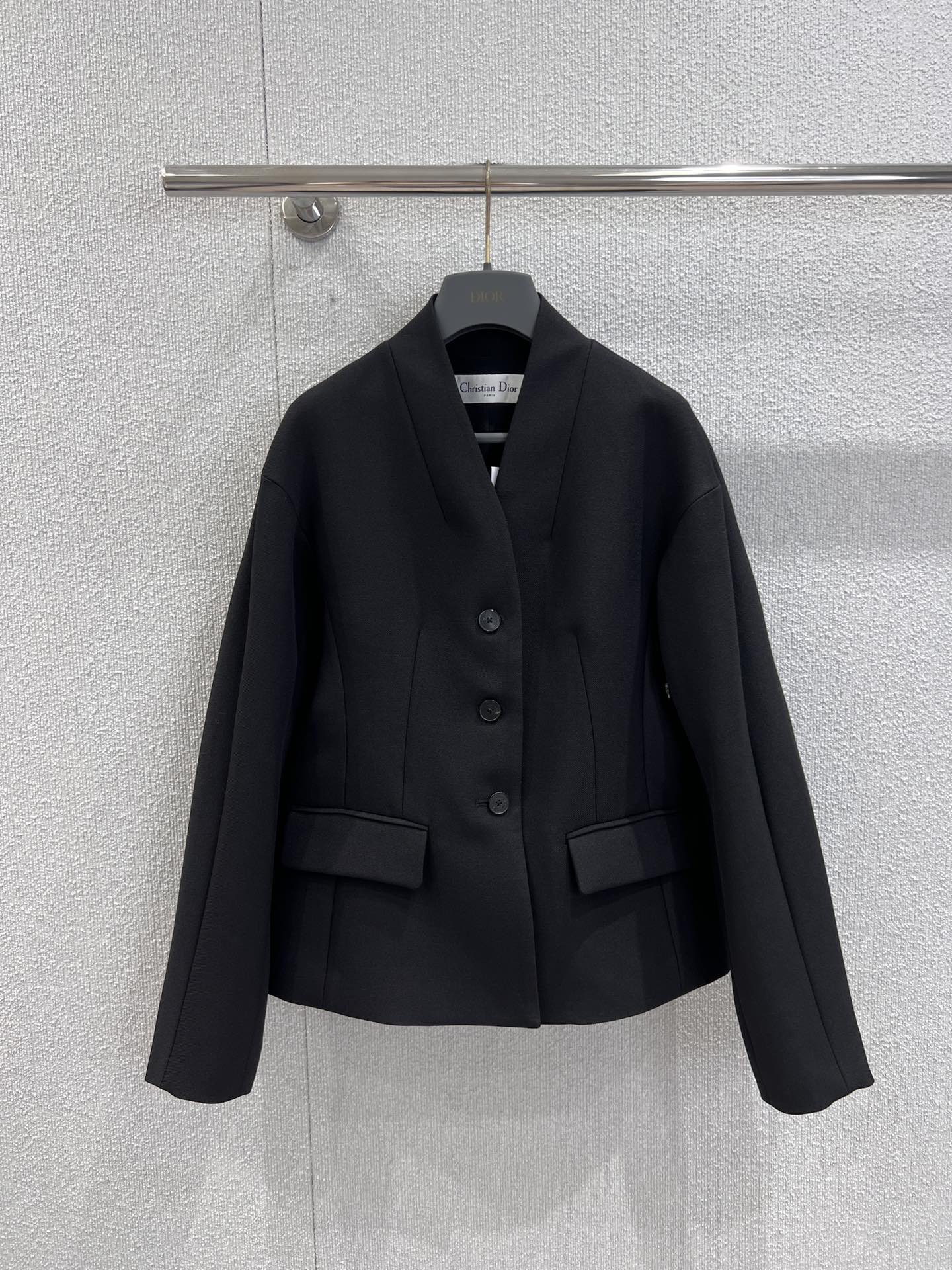 CD 25fw wool/silk Blazer