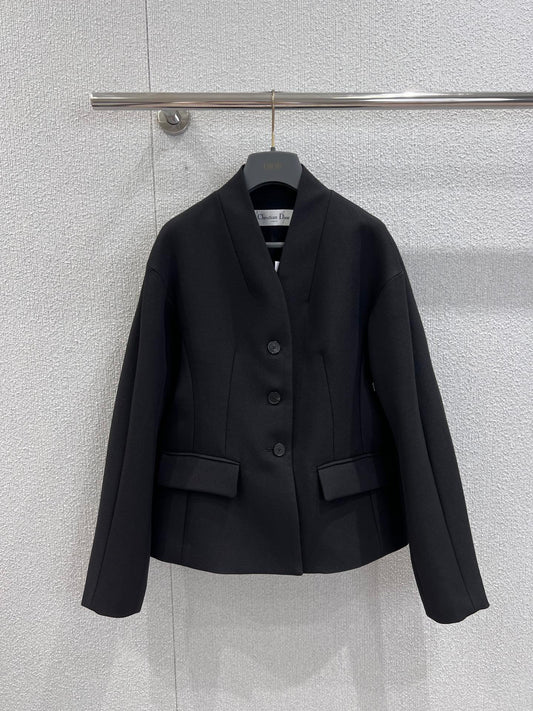 CD 25fw wool/silk Blazer