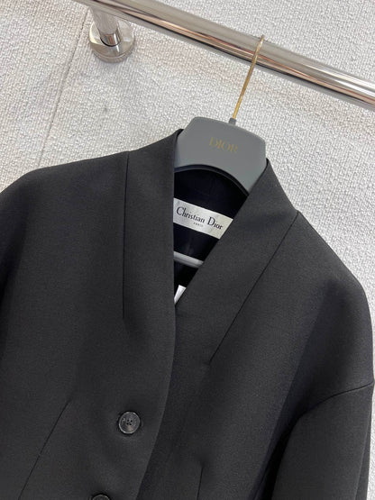 CD 25fw wool/silk Blazer