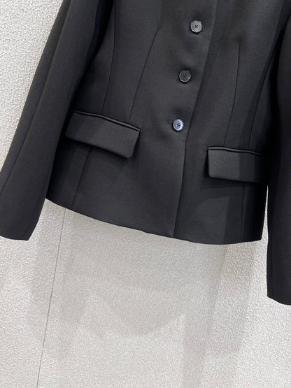 CD 25fw wool/silk Blazer