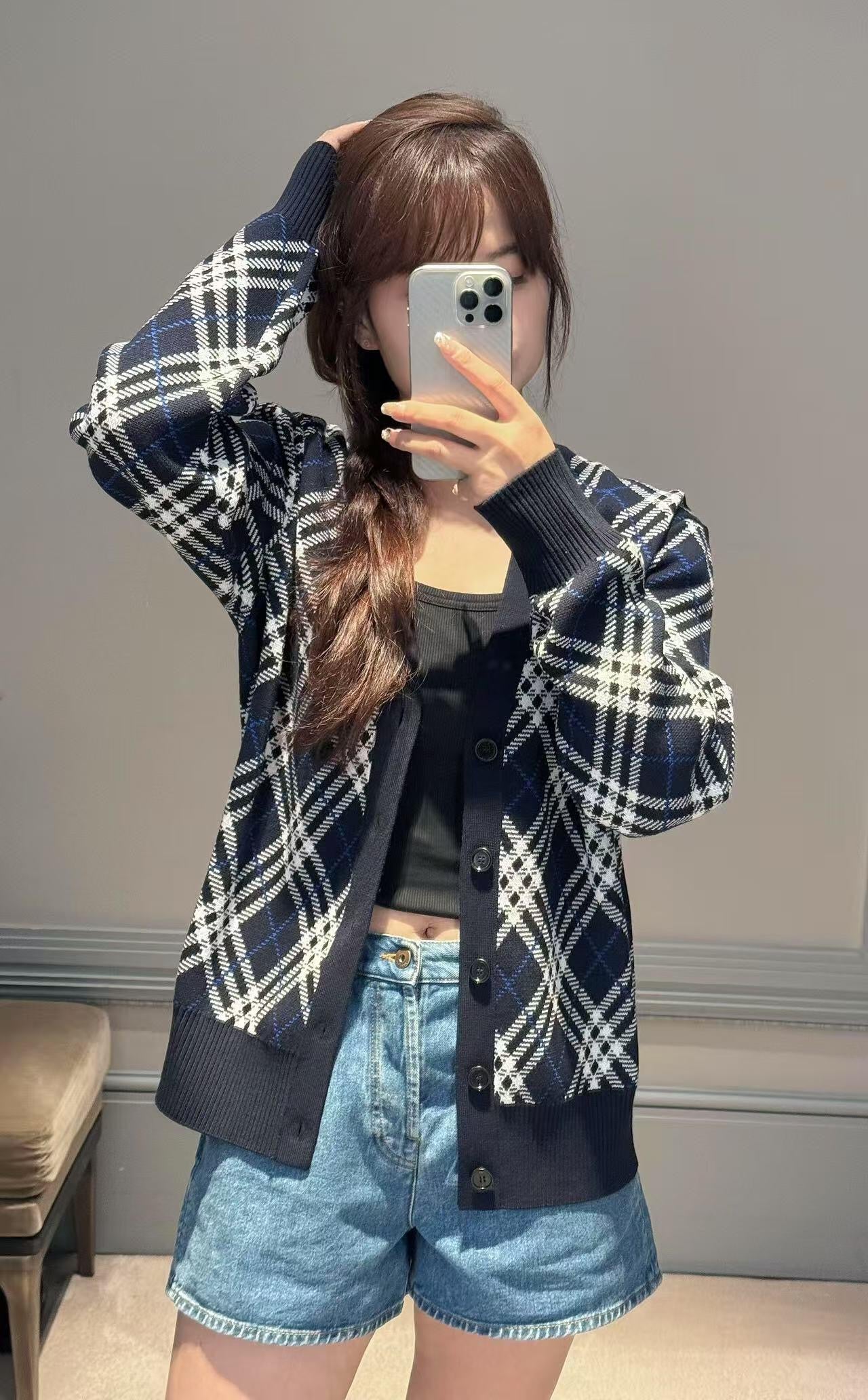 Bur 25fw blend cardigan