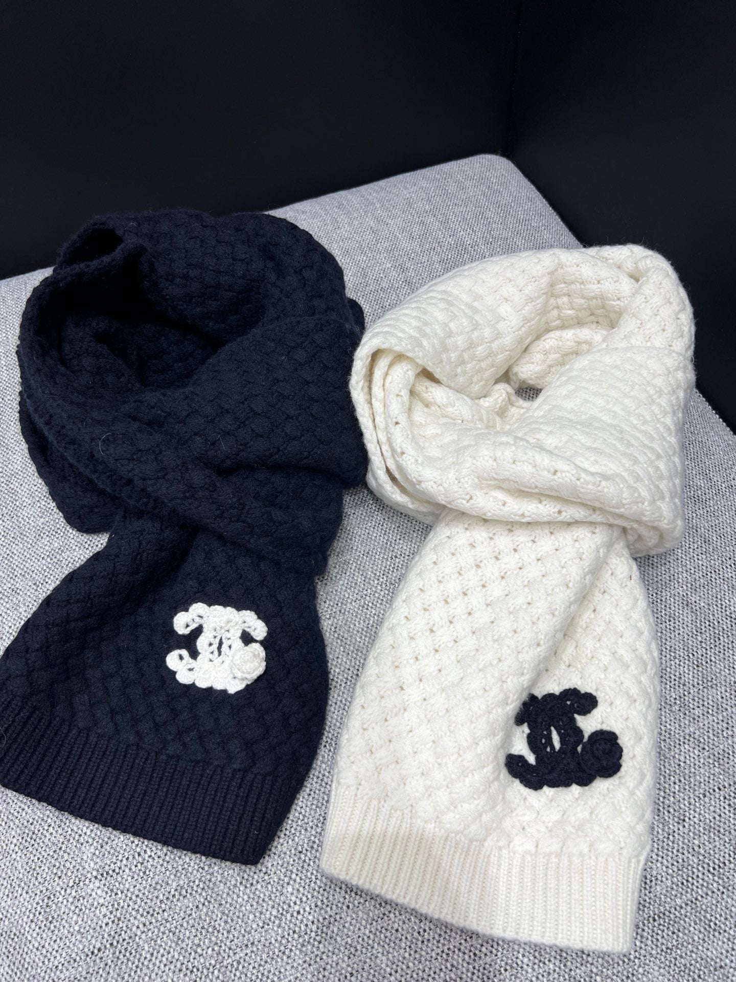 Chan 25fw cashmere scarf hat