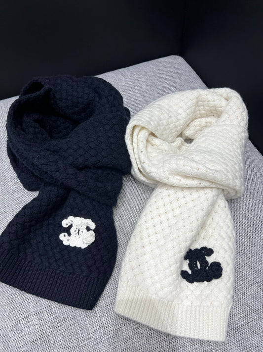Chan 25fw cashmere scarf hat