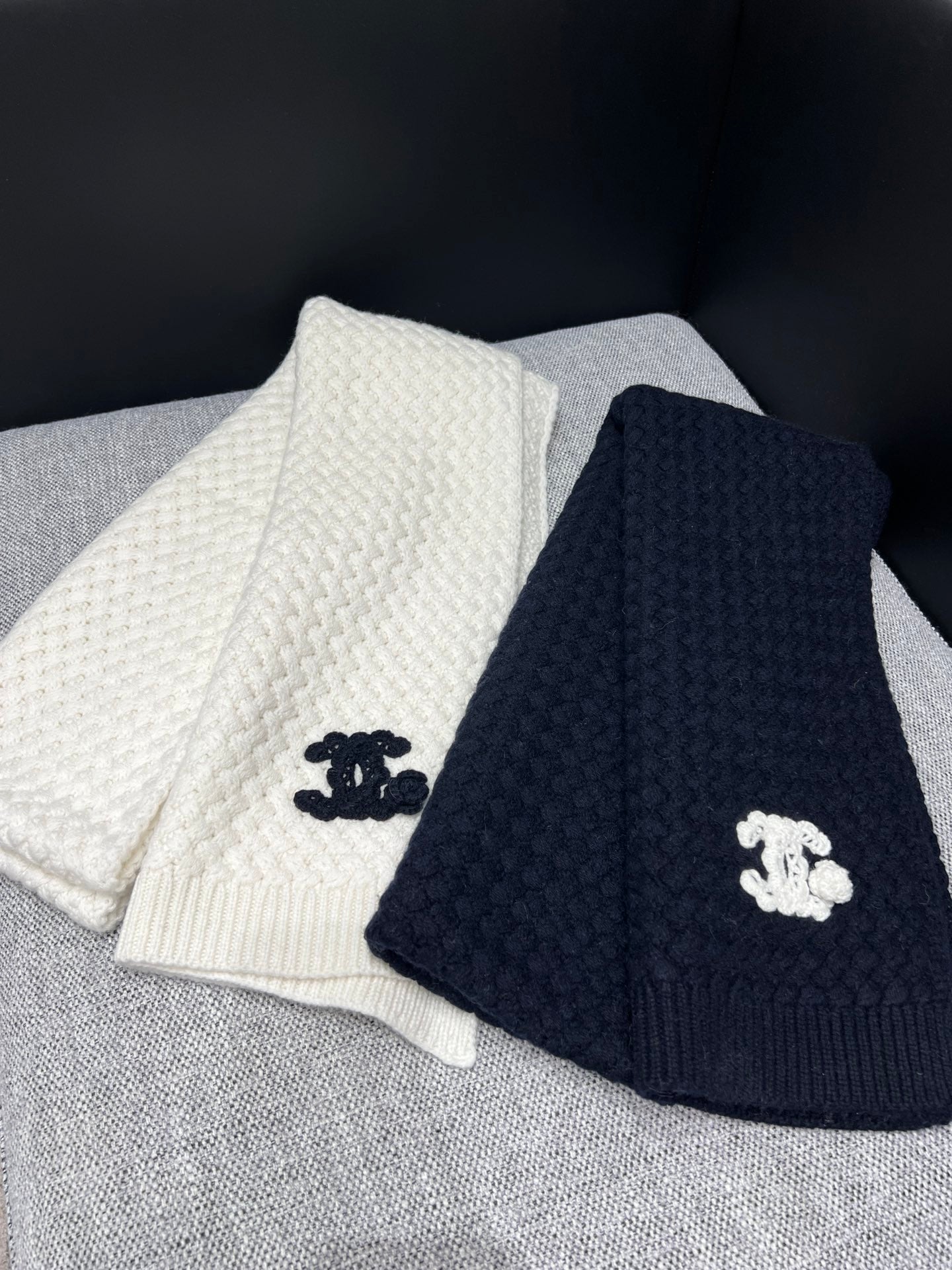 Chan 25fw cashmere scarf hat
