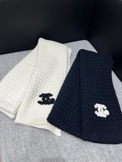 Chan 25fw cashmere scarf hat