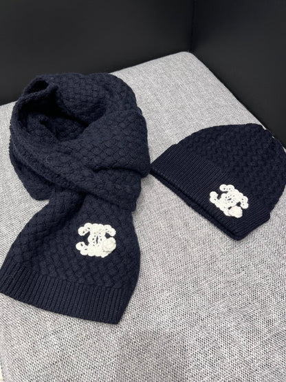 Chan 25fw cashmere scarf hat