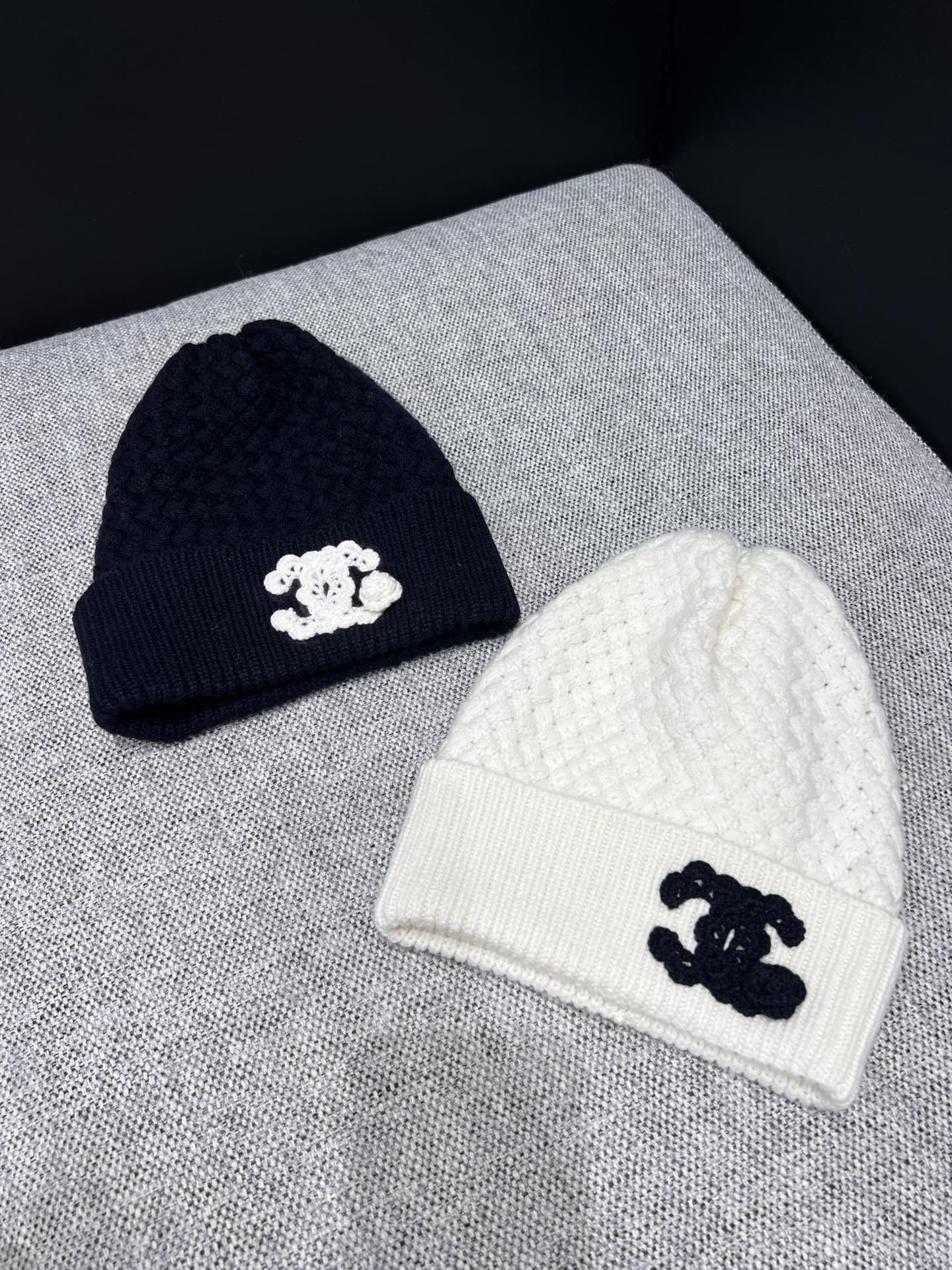 Chan 25fw cashmere scarf hat