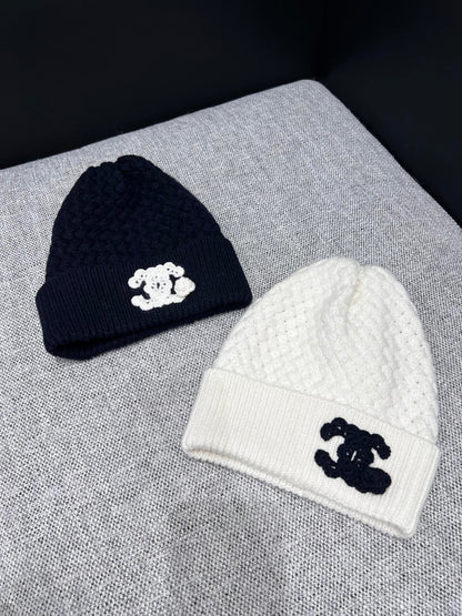 Chan 25fw cashmere scarf hat