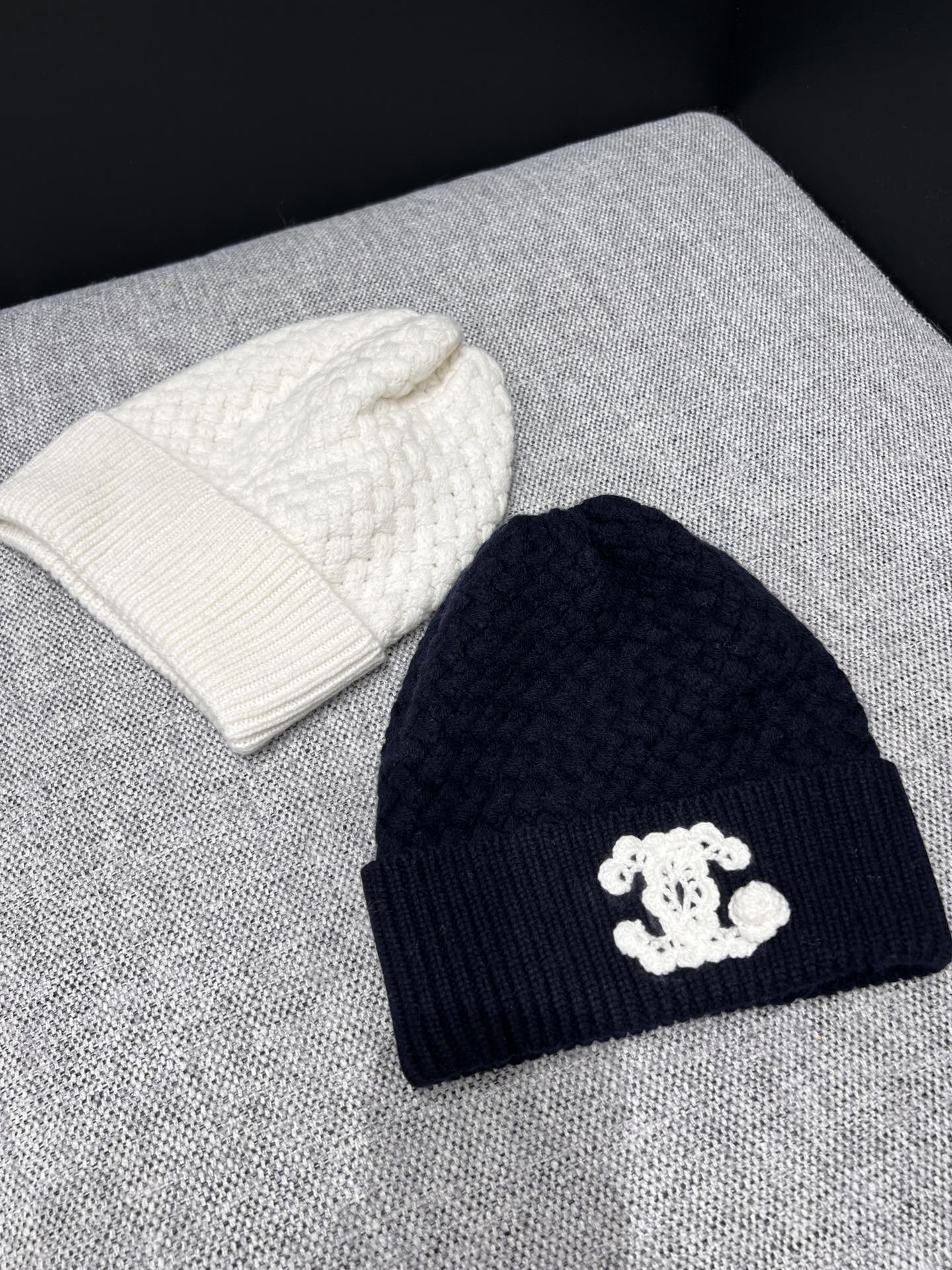 Chan 25fw cashmere scarf hat