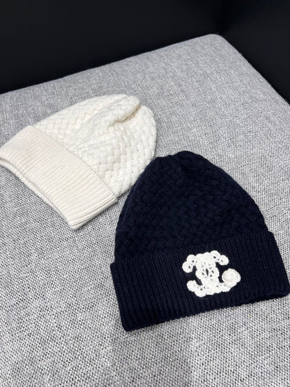 Chan 25fw cashmere scarf hat