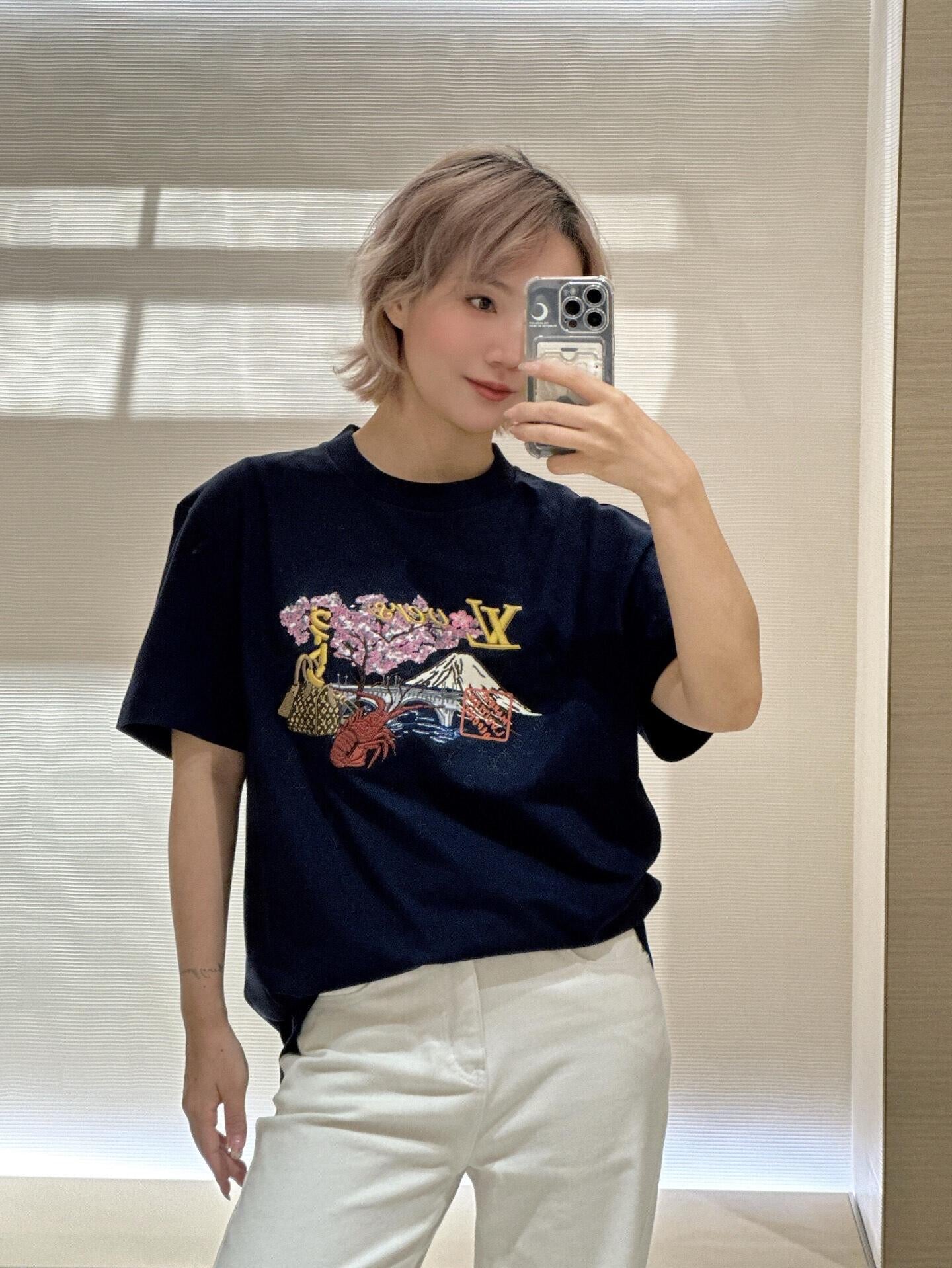 1ou 25ss Embroidered T-Shirt