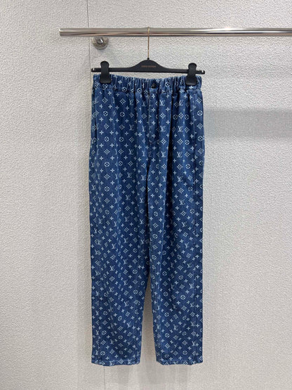 1ou 25fw printed jeans