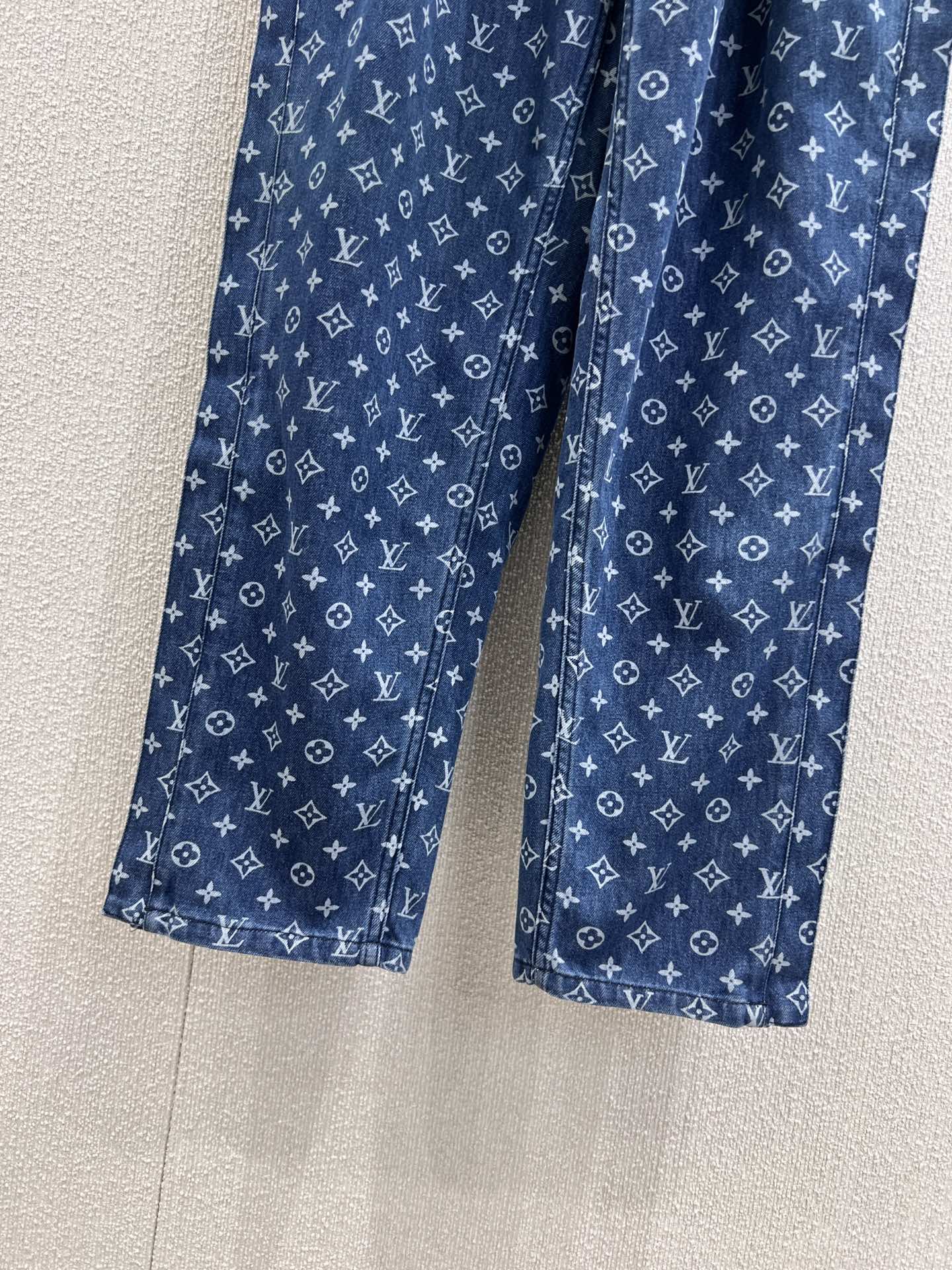 1ou 25fw printed jeans