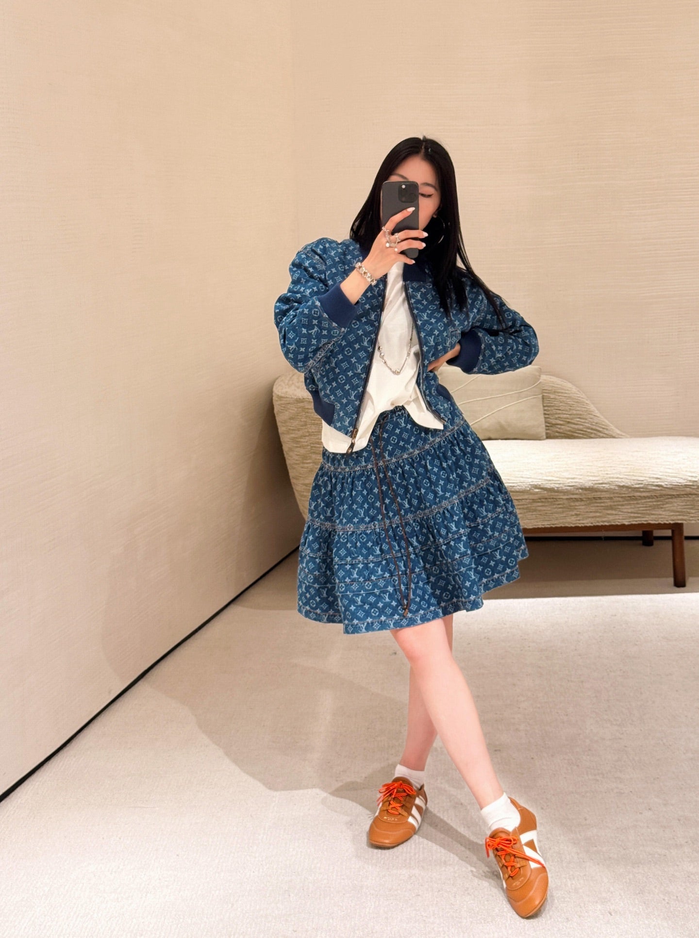 1ou 25fw printed suit